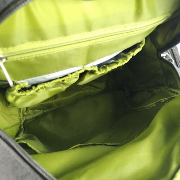 Eddie Bauer First Adventure Baby Diaper Bag Backpack Grey/Green w/changing mat - Picture 13 of 15